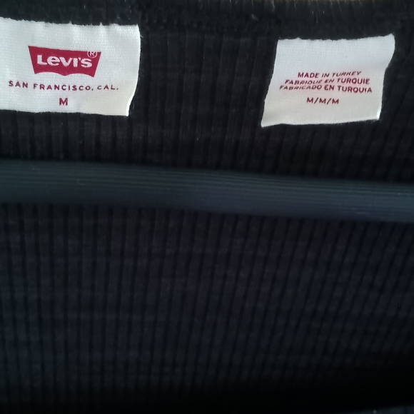 Levi's Black Long Sleeve Top - Picture 4 of 4